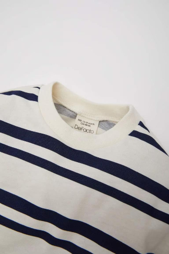 Resim Defacto Erkek Bebek Uzun kol T-shirt D7738A5/NV241