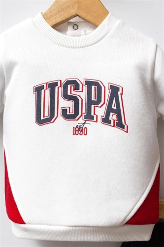 Resim U.S. Polo Assn Kids Erkek Bebek Sweat Takım USB2567