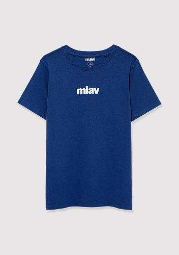 Resim Mavi Miav Baskılı Erkek Çocuk T-shirt M6633270722