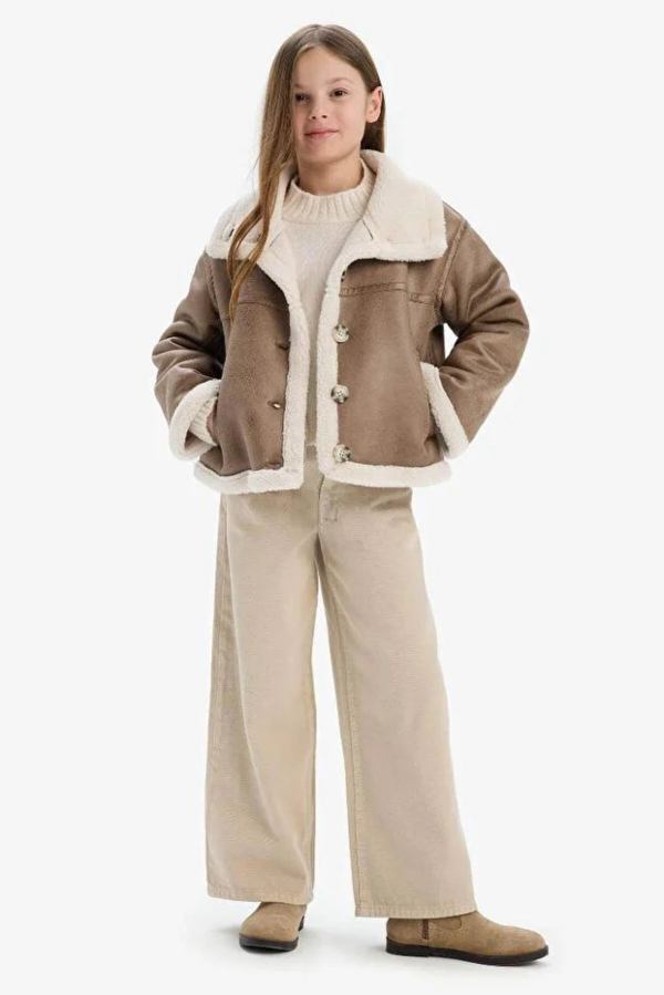 Resim Defacto Kız Çocuk  Mont C4979A8/BN164