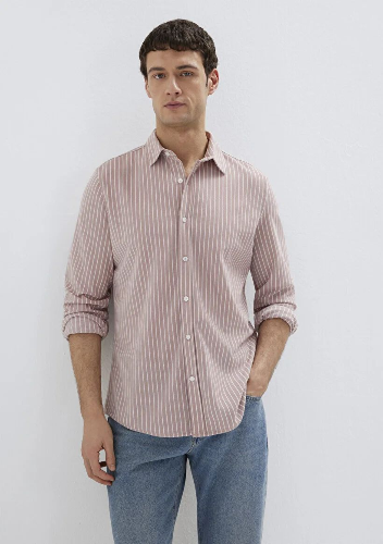 Resim Mavi Erkek Uzun Kol Gömlek M0211404-91578