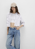 Resim Mavi Kadın Uzun Kol Gömlek M1211297-88614