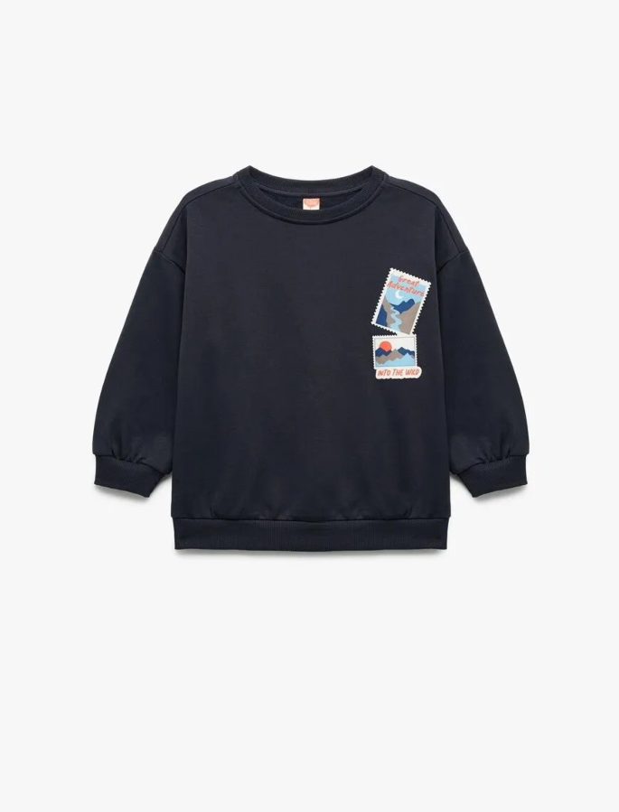 Resim Koton Erkek Bebek Sweat 6WMB10036TK