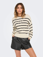 Resim Only Onlibi Ls O-Neck Knt Noos Kadın Kazak 15279935