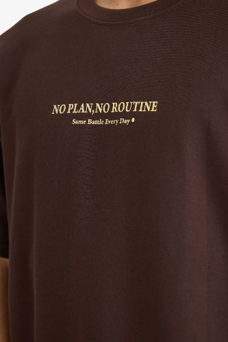 Resim Defacto Erkek T-shirt F8097AX/BN192