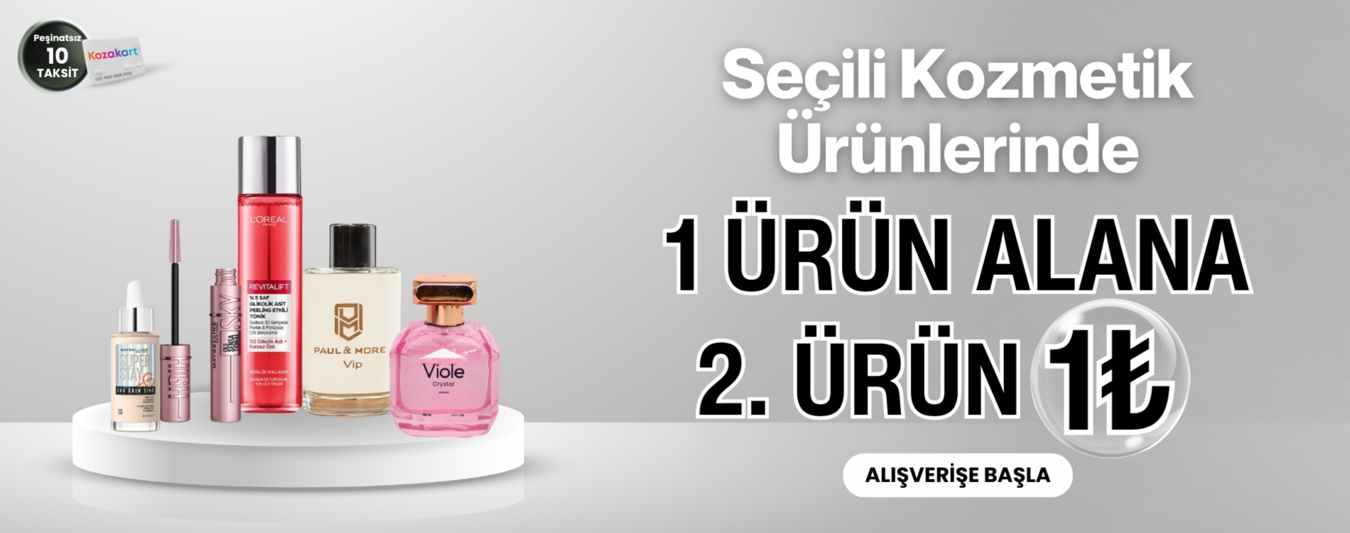1 Alana 2. Ürün 1TL