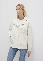 Resim Mavi Kapüşonlu Kadın Mont M1110014-70223