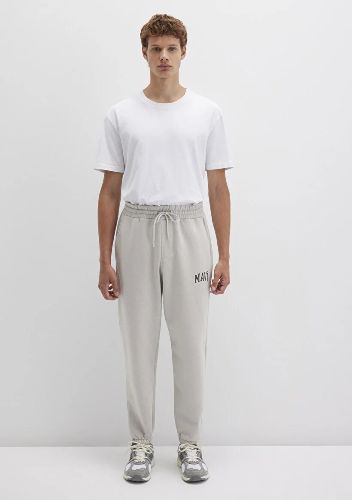 Resim Mavi Baskılı Erkek Eşofman Alt M0010207-70074