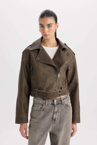 Resim Defacto Kadın Deri Mont ve Ceket B0545AX/BN390