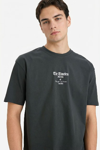 Resim Defacto Erkek T-shirt F8028AX/AR221