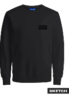 Resim Jack & Jones Jorlogo Sweat Crew Neck Tr Ss25 Erkek Sweat 12290659