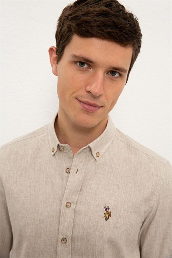 Resim 2225603 Akıs025K U.S Polo Assn. Erkek Uzun Kol Gömlek