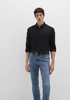 Resim Mavi Erkek Uzun Kol Gömlek M0211758-900