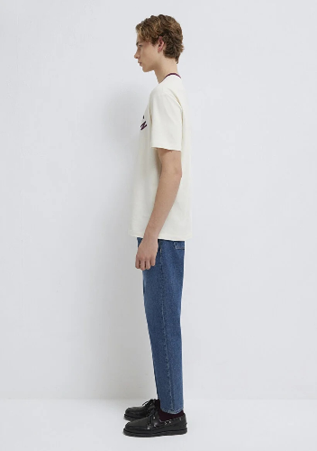 Resim Mavi Erkek T-shirt M0613172-70056