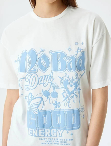 Resim Koton Kadın T-shirt 5SAL10123IK