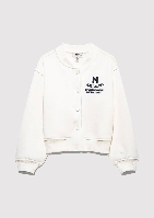 Resim Mavi M Baskılı Kız Çocuk Ceket M7S10086-70057