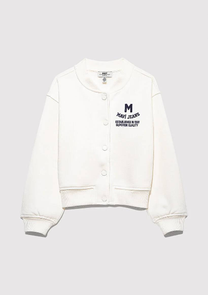 Resim Mavi M Baskılı Kız Çocuk Ceket M7S10086-70057