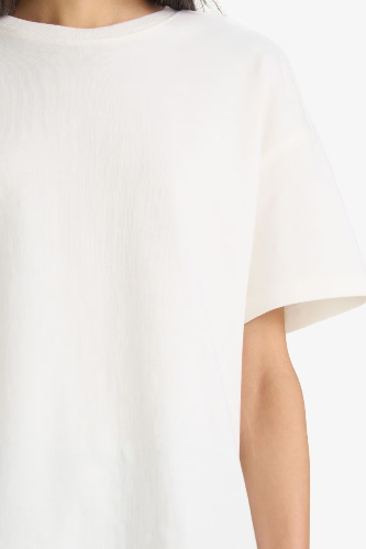 Resim Defacto Kadın T-shirt E4935AX/WT32