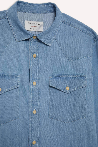 Resim Defacto Erkek Uzun Kol Gömlek E5716AX/NM39