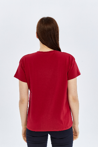 Resim Viole&More Kadın T-Shirt Yk21 California Baskılı