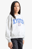 Resim Defacto Kız Çocuk  Sweat E6473A8/BK81