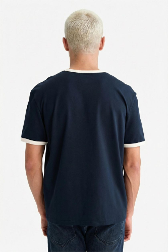 Resim Defacto Erkek T-shirt F8158AX/NV64