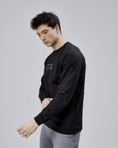 Resim Paul&More Erkek Sweat Pozitif Baskı Reglan Kol Bürümcük