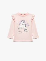 Resim Koton Kız Bebek Sweat 6WMG10119AK