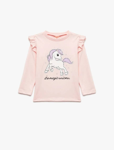 Resim Koton Kız Bebek Sweat 6WMG10119AK