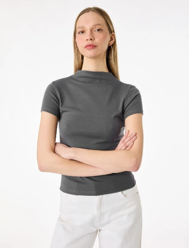 Resim Koton Kadın T-shirt 6SAL10632IK