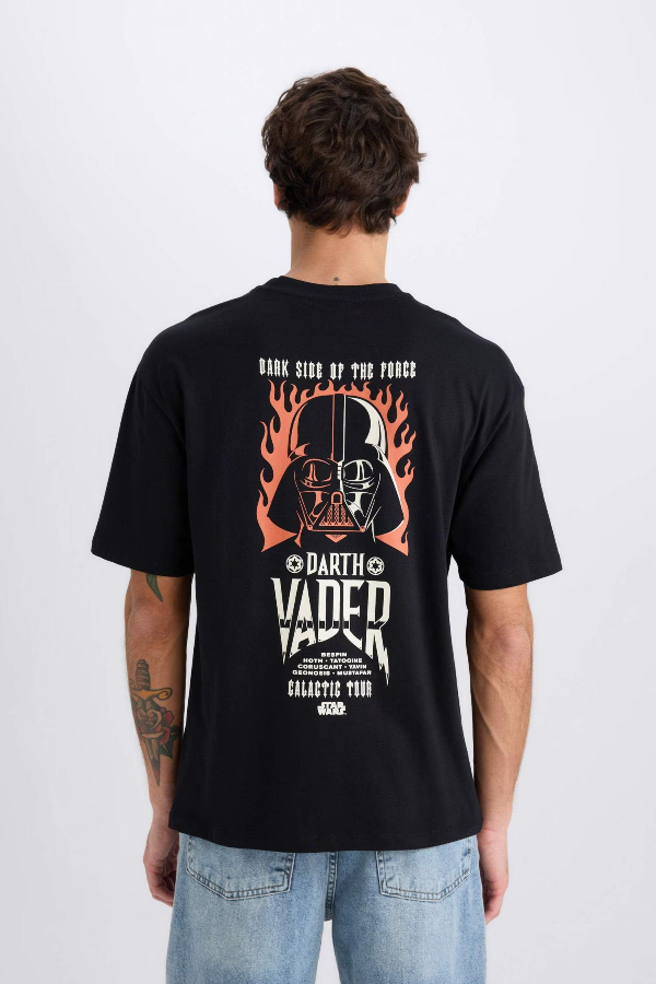 Resim Defacto Erkek  T-shirt D6786AX/BK81