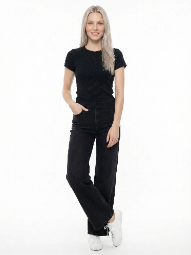 Resim Loft Kadın Kısa Kol T-shirt LF2043599