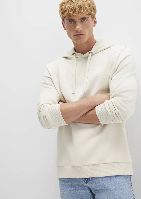 Resim Mavi Logo Kapüşonlu Erkek Sweat M065606-70134