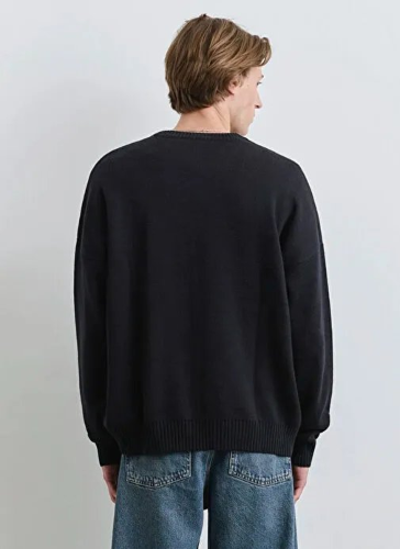 Resim Mavi Mj Jakarlı Erkek Kazak M0710314-89353