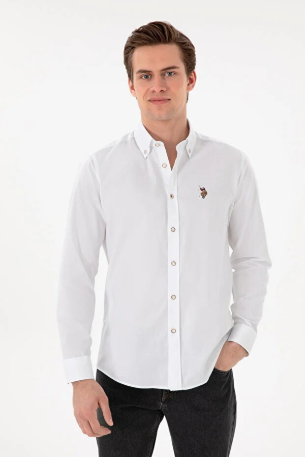 Resim 2225466 Cedcolor025K U.S Polo Assn. Erkek Uzun Kol Gömlek