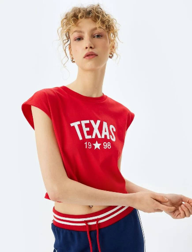 Resim Koton Kadın T-shirt 5SAL10118IK