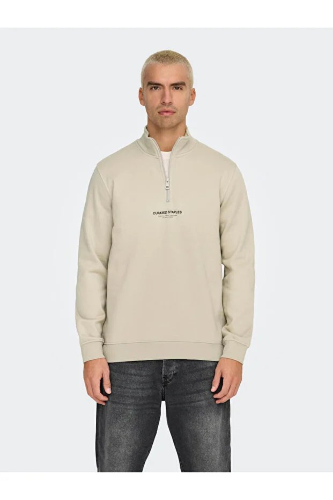 Resim Only & Sons Onscurated Reg Half Zip Sweat Noos Erkek Sweat 22030922