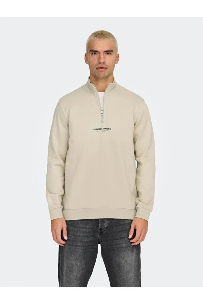 Resim Only & Sons Onscurated Reg Half Zip Sweat Noos Erkek Sweat 22030922