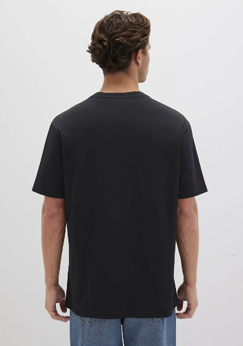 Resim Mavi Batman Reflektör Baskılı Erkek T-shirt M066878-900