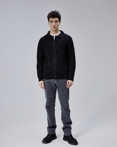 Resim Paul&More Erkek Hırka Bebe Yaka Düğmeli