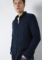 Resim Mavi Erkek Uzun Kol Gömlek M0211875-70490