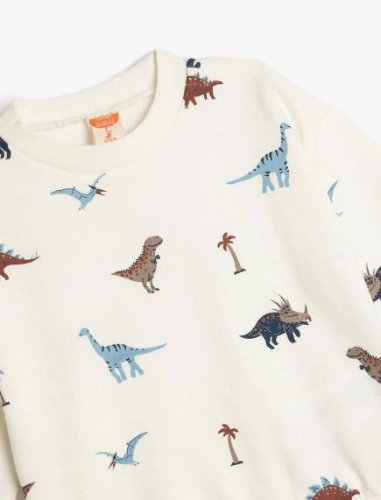 Resim Koton Erkek Bebek Sweat 5SMB10132TK