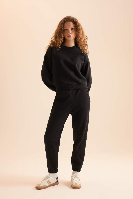 Resim Defacto Kadın  Sweat Takım D8022AX/BK81