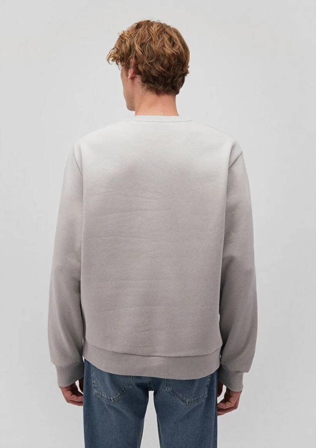 Resim Mavi Bisiklet Yaka Erkek Sweat M0S10276-81582