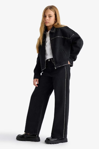 Resim Defacto Kız Çocuk  Jean Pantolon F8626A8/BK27