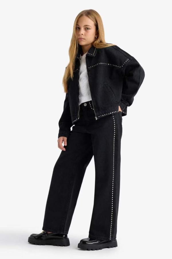 Resim Defacto Kız Çocuk  Jean Pantolon F8626A8/BK27