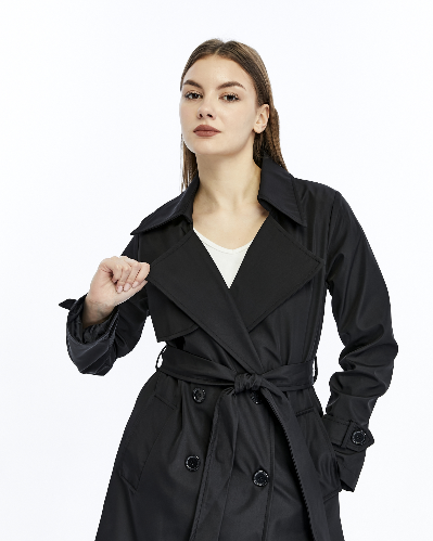 Resim Yenikoza Kadın Pardesü / Trençkot