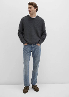 Resim Mavi Antrasit Erkek Kazak M0710197-80106