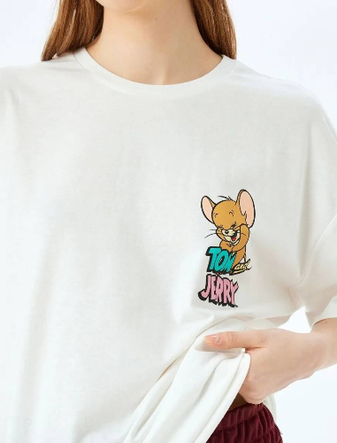 Resim Koton Kadın T-shirt 5SAL10268IK