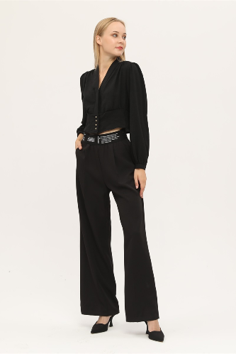 Resim QUZU Kadın Kanvas Pantolon